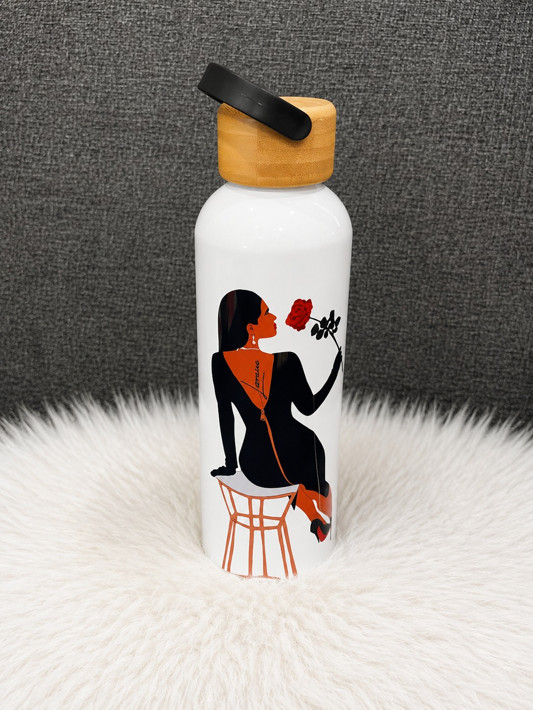 750ml Aluminium Frosted Water Bottle